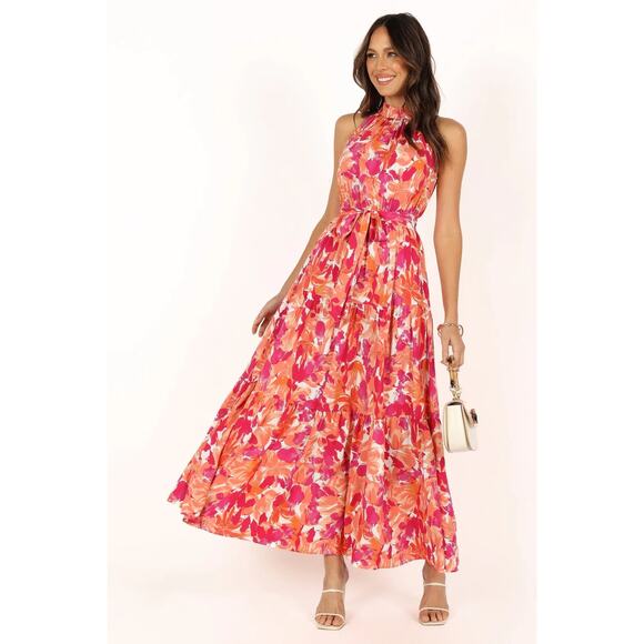 Petal & Pup Carolina Maxi Halter Dress - Picture 1 of 9